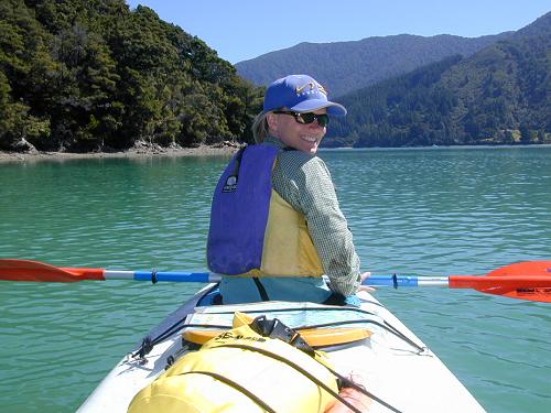 >Kayaking on Marlborough Sound